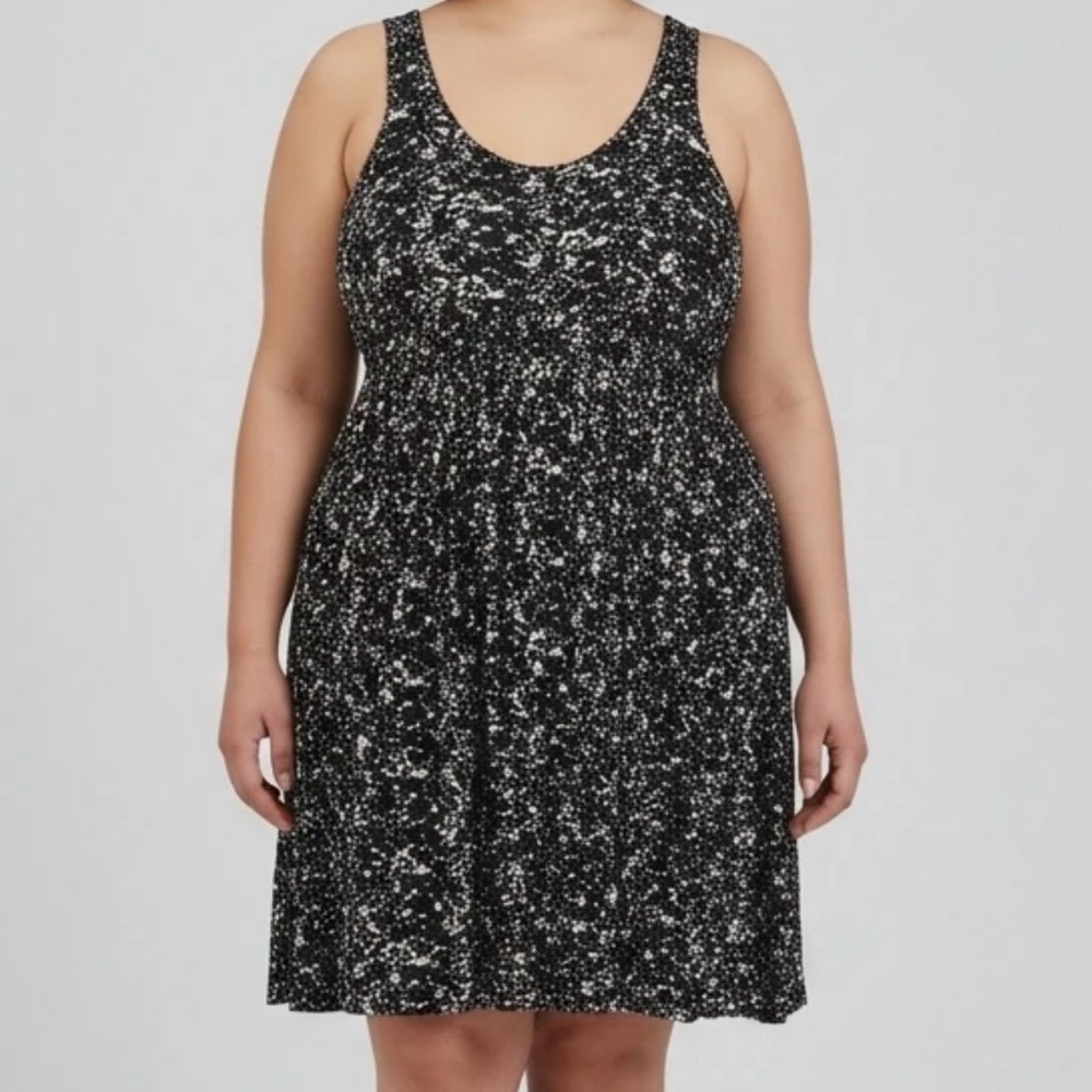 Lucky in Love Black and White Floral Maxi Dress